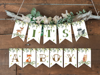 Its a Boy Banner Printable It's a Boy Banner Banner It´s a Boy Instant Download