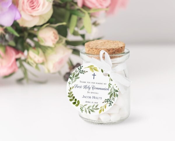 First holy communion favor tags, communion boy, communion favor tag, first communion favors, printable tags, gift tags communion, FC10