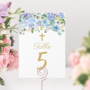 Table Number Template