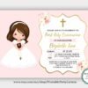 Hand Sanitizer Printable Label, First Communion sanitizer label, Communion Girl, Personalized label, Communion favors, FC01 - Image 4