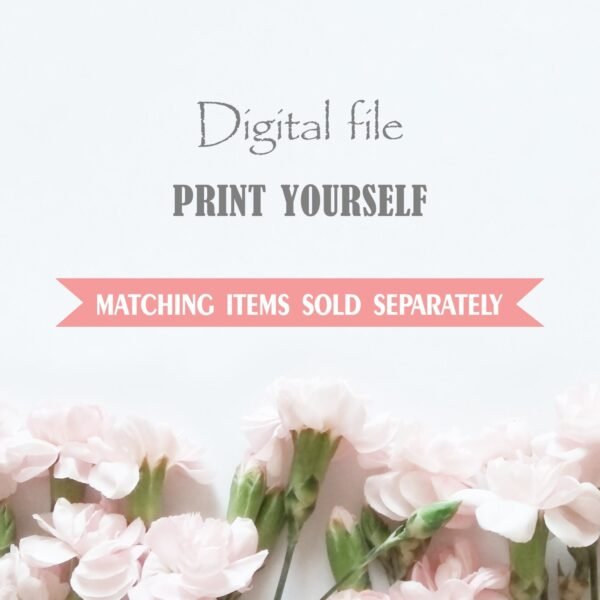 Bunting Banner Girl 1st communion, Blush pink Communion decorations, communion decoration printable banner, Baptism decoration, FC05, FC07 - Image 2