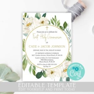 First Holy Communion Invitation