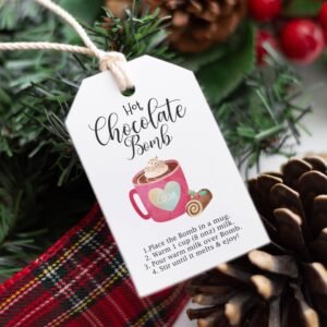 Hot Cocoa Bomb Tag
