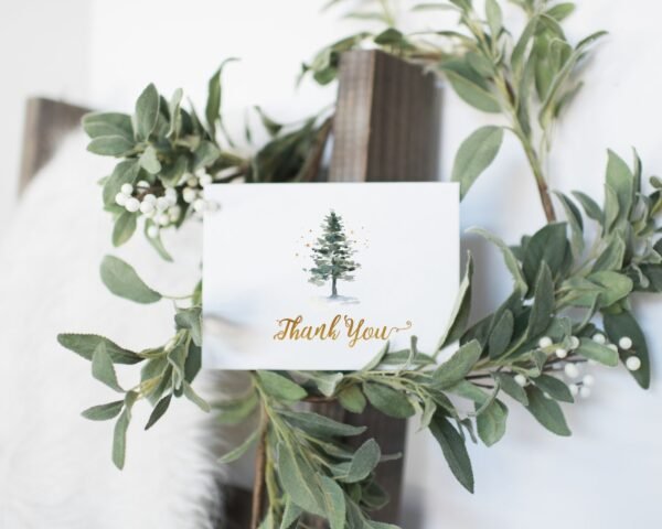 Holiday Labels printable, Christmas Gift Tags, holiday favor tags, Christmas Tree, Editable template, CHR01 - Image 5