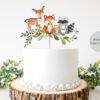 Woodland High Chair Banner Birthday One, First Birthday Woodland Animals, One Birthday Boy, Decoration, Printable banner, Instant download - Image 7