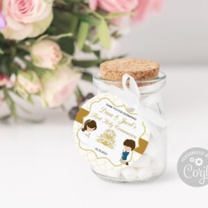 First Holy Communion Favor Tags, Twins First communion favor tags, First Communion Favors, siblings communion, printable tags, Chalice