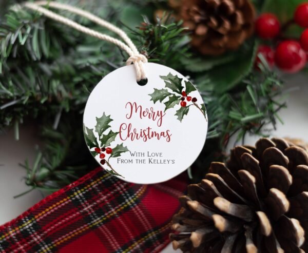 Printable Christmas Menu, Holiday Menu Card, Holly Jolly Christmas, Christmas Dinner Menu, Christmas Menu Planner, Editable Template, CHR06 - Image 5