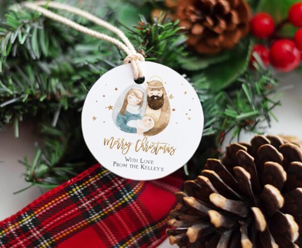 Christmas Ornaments, Printable Christmas Gift Tags, Nativity Christmas Gift tags, Religious Christmas favor tags, Christian Christmas, CHR02