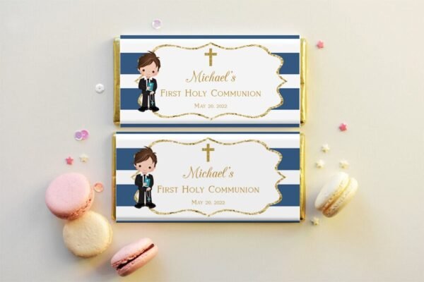 Chocolate Wrapper Communion, Hershey Chocolate Bar Wrapper Template, Printable Communion Candy Bar Wrapper, Editable Template, HER01