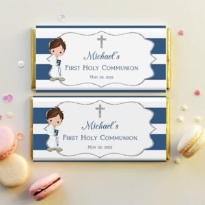 Hershey Chocolate Bar Wrapper Template, Chocolate Wrapper Communion, Printable Communion Candy Bar Wrapper, Editable Template, HER02
