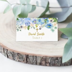 Place cards Girl First Communion