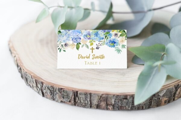 Place cards Girl First Communion