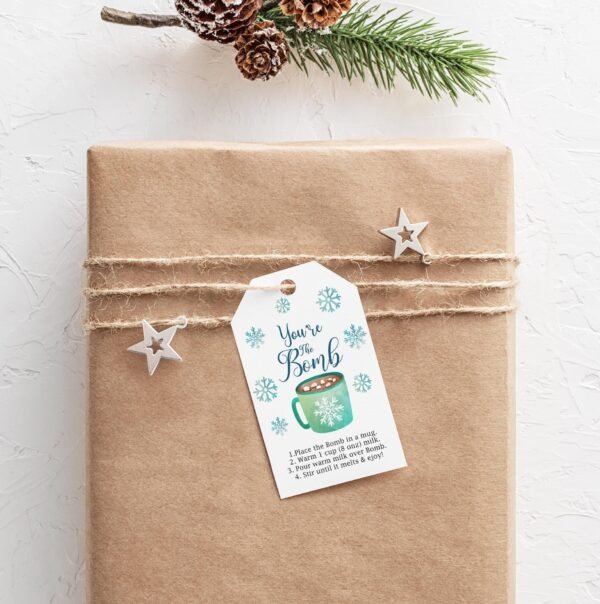 Hot Chocolate Bar sign Printable Hot Cocoa Bar Table Sign Christmas Winter Party Decor Instant download - Image 3