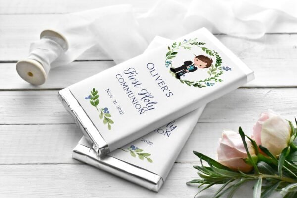 First Communion Place Cards, Communion Seating cards, Boy Communion Name Card, Editable Template, Printable, Communion Decoration, FC10 - Image 6