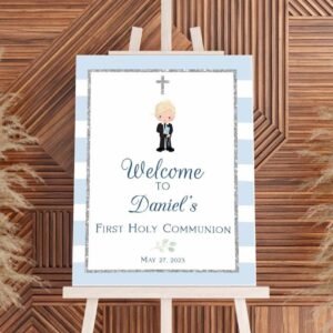 First Holy Communion Welcome Sign