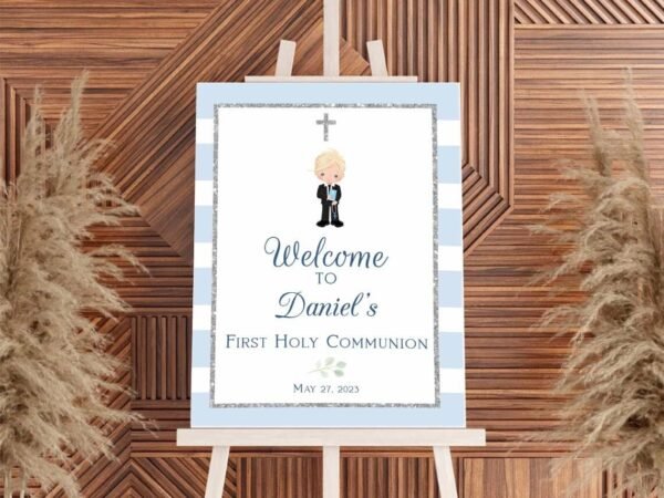 First Holy Communion Welcome Sign