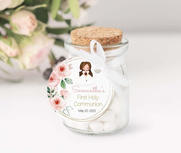 Chocolate Bar Wrapper Communion, Girl First Communion Chocolate Bar Wrapper Template, Candy Bar Wrapper, Editable Template, FC13 - Image 5