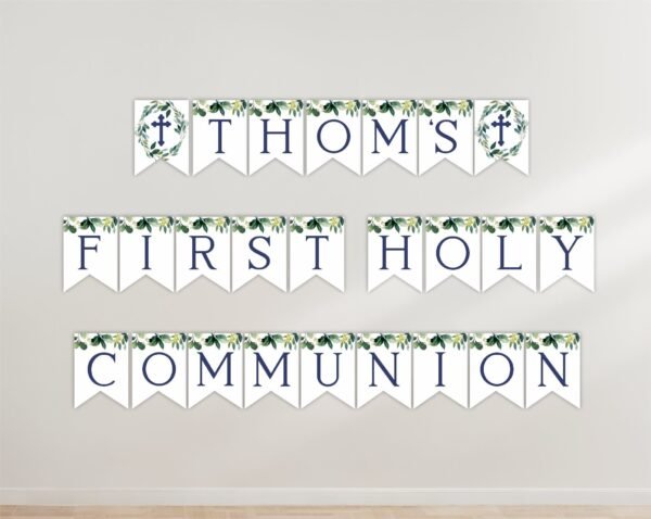 First Holy communion banner ideas