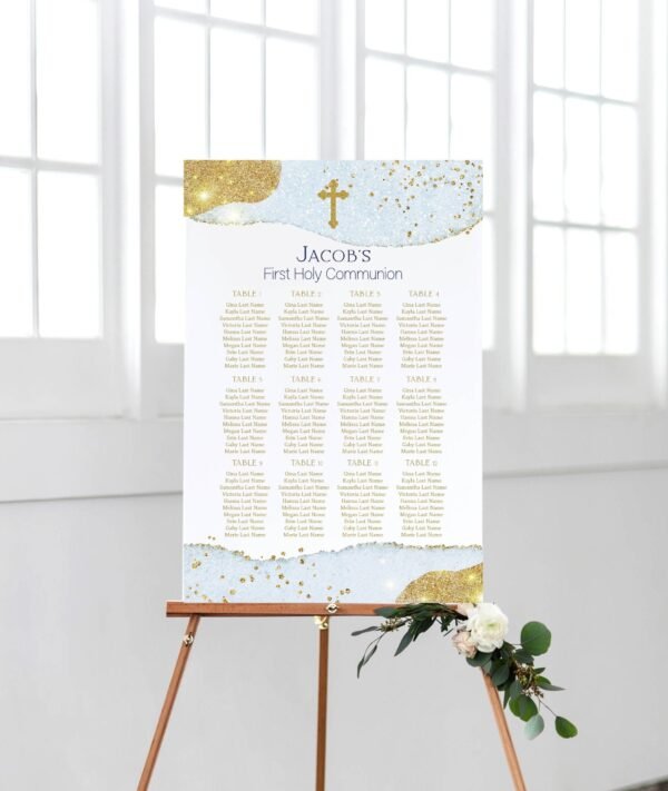 First Holy Communion Seating chart