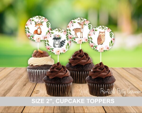 Banner It's a Boy Woodland Baby Shower, Woodland Animals Baby Shower Decoration Boy Baby Shower, Printable banner, Instant download - Image 7