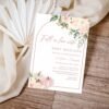Fall Baby Shower Invitation, Falling in Love Girl Baby Shower Invitation, Autumn Baby Shower Invitation template, Pumpkin Baby shower, BF100 - Image 2