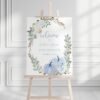 Oh Baby Pumpkin Baby Shower Invitation template, Fall Boy Baby Shower Set, Little Pumpkin Baby Shower, Blue Pumkins, Editable Template - Image 7